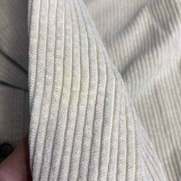 Vintage Express Tan Corduroy Long Sleeve Button Up Shirt L/XL Y2K - Picture 7 of 7